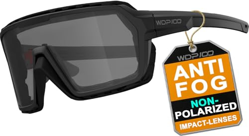 WDP100 Q38 Powersports Anti Fog Motorcycle Riding Goggles Smoke Lens Foam Padded Sunglasses ATV UTV Ski Snowboard