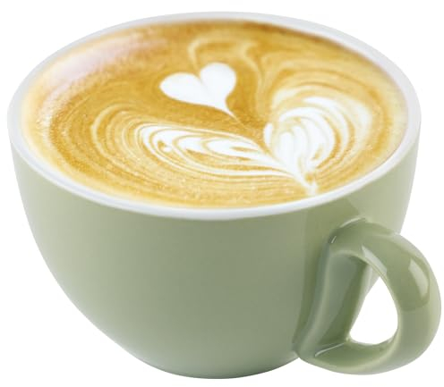 APS 16007 - Tazza da cappuccino in verde, Ø 10,5 cm, altezza 6,5 cm, 300 ml