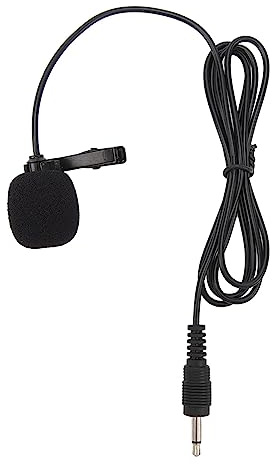 Lavalier-Mikrofon, Rauschunterdrückung, Ansteckmikrofon, 3,5-mm-Klinkenstecker für Telefon, PC, Laptop, DSLR-Kamera, Aufnahme, Interview, Podcast, Sprachdiktat
