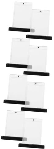 ifundom 8sätze Magnetische Kartenhalter Für Sammelkarten Spielkarten Und Visitenkarten Kartenständer Mit Basis Für Sichere Aufbewahrung Und Präsentation Von Karten