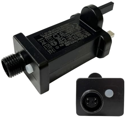 NETTA Replacement Transformer Plug with Timer, 8 Modes IP44 Waterproof for Christmas Lights and Christmas Trees