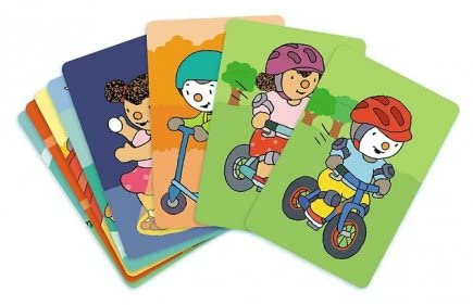 Mon Premier Jeu de Mistigri 25 Grandes Cartes pour t'choupi - Jeu de Paires tchoupi et lalou - des 3 Ans - Set Jouet educatif - avec Carte Animal