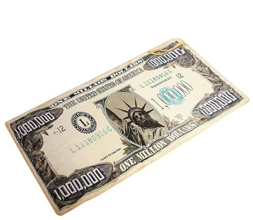 Coperta in Cash - Coperta morbida e accogliente con motivo da 1 milione di