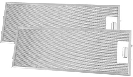 EVAYP 2x Filtre à graisse métallique (350 x 165 mm) Compatible avec Siemens Bosch Neff Gaggenau 00435204 435204 hotte de cuisine