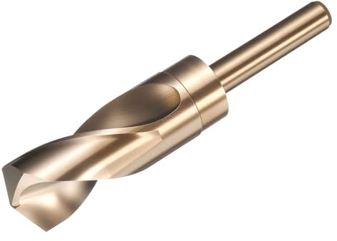 sourcing map 28mm Drill Bit 1/2 Reduced Shank M2 High-Speed Steel