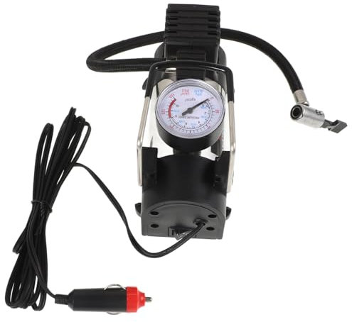 Alipis Bomba de Aire del Coche compresor de Aire portátil para automóvil compresor de Aire del Coche neumático pequeño compresor portatil Bomba de inflado portátil el plastico