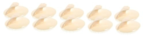VALICLUD 5 Sätze Silikon Kopfhaut Massagebürste Shampoo Bürste Für Kopfhautpflege Für Haarwäsche Und Sanfte Exfoliation Fördert Die Durchblutung Und Handlich 2 Stücke * 5