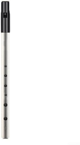 Irische Flöte in C D Bb Keys, handgefertigt, 6-Loch-Design für Musiker überall (Bb Key Silver)