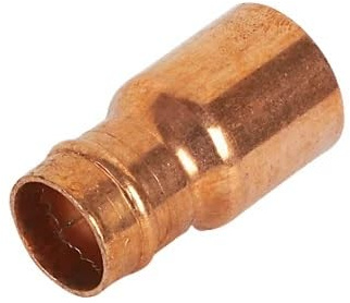 Copper Solder Ring Fitting Reducer F 15MM X M 22MM, Suitable for Drinking Water, Suitable for Water, Oil & Gas Systems, Suitable for Hard & Soft Water Areas, 1 in Pack