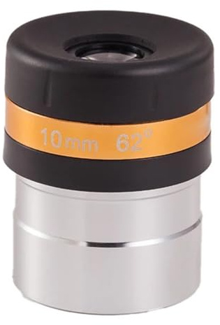 Teleskopzubehör Asphärisches Okular-Teleskop, Weitwinkel-62-Grad-Objektiv, 4/10/23 mm beschichtet, for 1,25-Zoll-Astronomie-Teleskop(10MM)