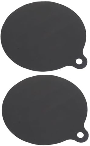 VERDANVERSE 2pcs Heat Resistant Silicone Induction Cooktop Mat Non-slip Protective Pads for Countertops and Tables Easy Clean Kitchen Heat Insulation for All Cookware Black