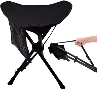 Tripod Stool | 100kg Max Weight Tripod Chair - Portable Backpacking Stool - for Adults Camping Travel Hiking Fishing Backpacking BBQ Picnic Concert