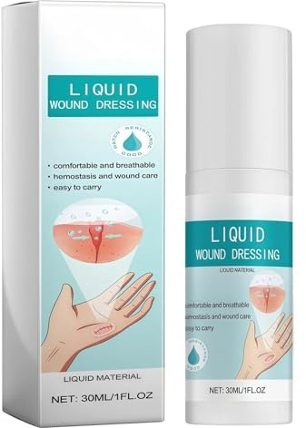 30ml Liquid Plaster Spray, Waterproof and Breathable Liquid Bandage for Wounds, Liq/uid-Wound-Dressing, Spray Plasters for Wounds