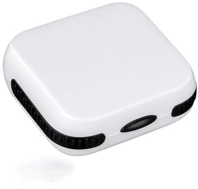 YcsRnn ConstructionHearing Aid Case for 2 Hearing Aids, Secure Storage Solution with Protective Design, Compact Travel Organiser for Daily Use and Outdoor Activities, Durable with Reliable