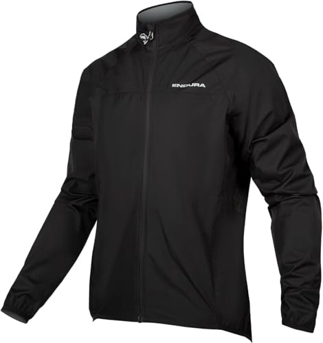 Endura Men's Xtract Cycling Jacket II | Waterproof | Breathable | Packable Jacket, Black, M
