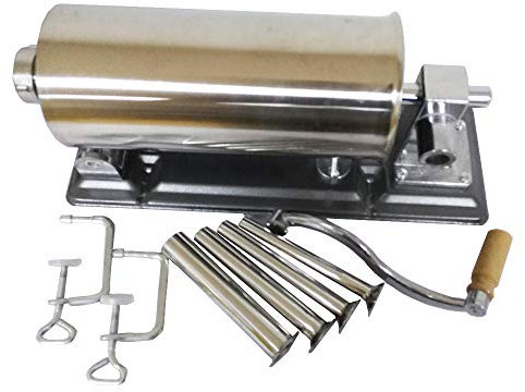 4L Horizontal Sausage Stuffer Filler Stainless Steel Homemade Table Sausage Maker Kitchen Tool Meat Processor Sausage Maker