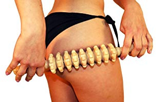 Masajeador Rodillo Anticelulítico | Masaje del cuerpo | Maderoterapia | Masajeador Madera 38 cm | Maderoterapia Estética España