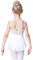 Soudittur Mädchen Ballettkleidung Ballettkleid Kinder Kurzarm Balletttrikot Ballettanzug Tanzkleid Tanzbody Baumwolle mit Rock Tütü (110, Weiß)