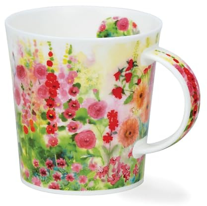 DUNOON Lomond Shape Mug 0,32 Liter Cottage Garden (Pink)