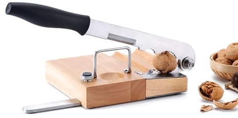 VaEven Cascanueces de alta resistencia herramienta abridor de nueces de nueces guillotina multifunción nueces Sheller para castañas avellanas almendras para cáscara de nueces
