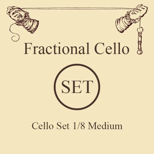 LARSEN STRINGS Cello-Saiten Original Fractional - kleine Größen Satz 1/8 Medium