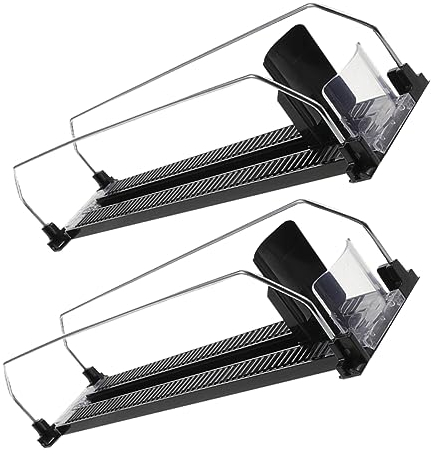 TOPBATHY 2pezzi Organizer per Lattine Pusher per Bevande per Frigorifero per Supermercati e Commercianti Dimensioni Facile da Installare e Utilizzare