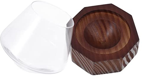 Bicchieri Da Whisky Con Design Geometrico Da 300 Ml E Rotazione Eleganti Bicchieri Da Vino