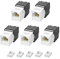 XMSJSIY CAT6A Keystone Jack RJ45 Module Socket 10 Gbps sans Outil Cat6A Panneau Réseau Module Snap-in Fermeture Keystone RJ45 Module Ethernet Câble Adaptateur 5PCS