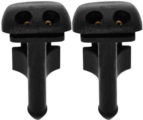 VAKIRA 2 Stück Frontscheibenwischer-Waschwasserdüse, for BMW, E36 318i 318is 318ti 323i 323is 325i 325is 328i 328is 61601384859 Frontscheibenwaschdüsen
