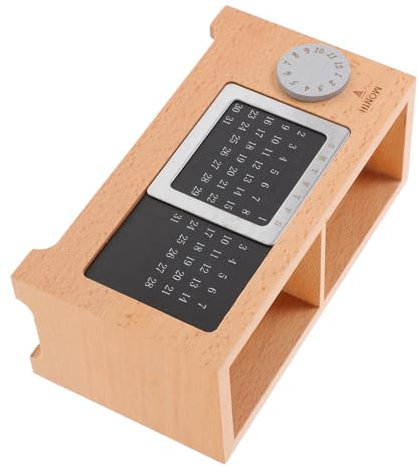 NUOBESTY Schreibtischzubehör Aus Holz Stiftebecher Mit Mehreren Rastern Schreibtisch-schreibwarenhalter Bleistifthalter Aus Holz Büro-organizer