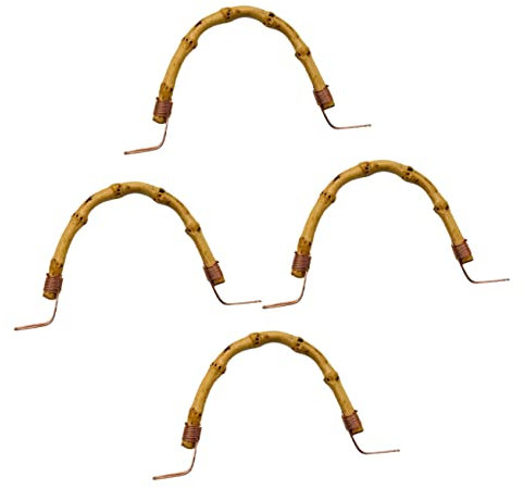 Amosfun 4 Stück Ersatz Griff Aus Naturholz Für Haushalt Verschleißfeste Retro-kesselgriffe Kompaktes Zubehör Für Teekannen Und Wasserkocher