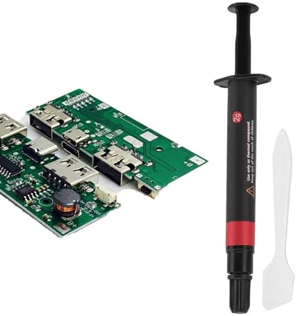 Pasta térmica CPU, Pasta térmica PC, Pasta térmica para enfriamiento de | procesadores M | Pasta térmica J de metal líquido , silicona térmica conductor, disipación de calor ef