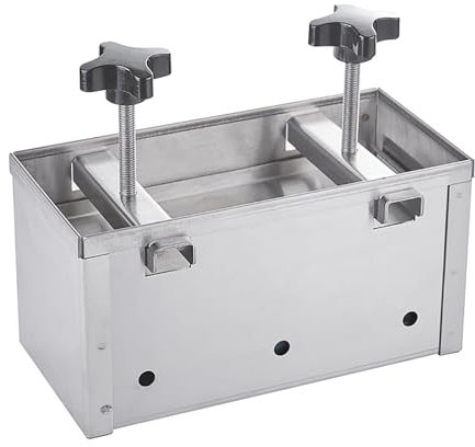 LHQYA Stainless Steel Meat Pressing Mold, Deli Meat Pressing Machine, Adjustable Pressure Handle/removable Bottom Plate/no Scratching Edges, Used for Briquettes Of Minced Meat