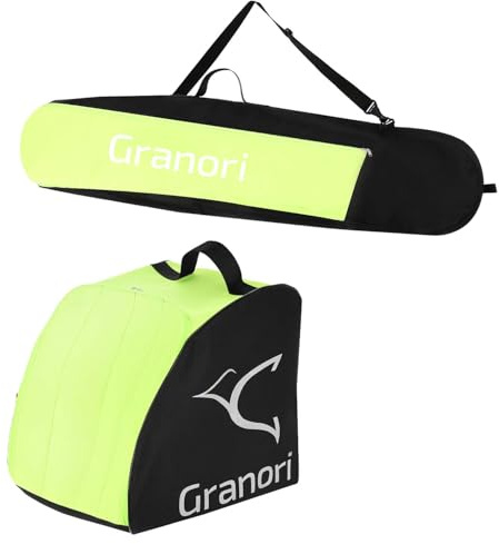 Granori Snowboardtasche + Skischuhtasche (Set) für 1 Paar Skischuhe & Snowboard bis 170 cm