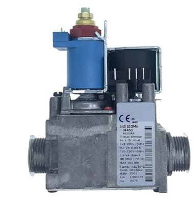 QCKRTAU Compatible avec la vanne de gaz de chaudière Sit 845 Sigma M451, Compatible avec 0063AS4831