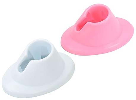 VALICLUD Soporte de Esmalte de Uñas de Silicona 4 Piezas, Organizador Antiderrames para Manicura Diy, Estante Práctico y Seguro para Botellas de Esmalte