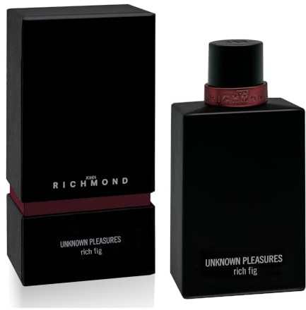 John Richmond Unknown Pleasure Rich Fig Eau de parfum unisex, 100 ml – Profumo unisex fruttato, legnoso e ambrato – Con note di fico, vaniglia, patchouli e legni preziosi