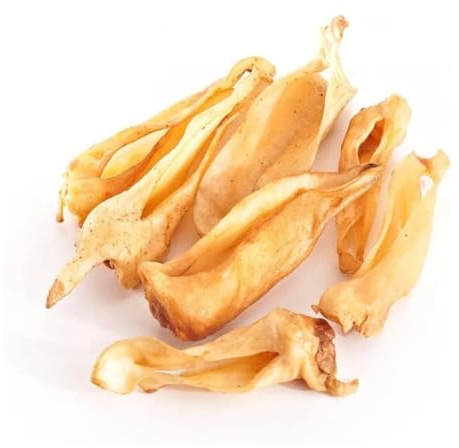 DEI NATURE Dried Lamb Ears for Dogs, Pack of 50, Natural Suitable for Sensitive Dogs Barf Diet