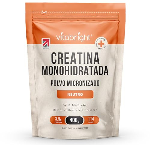 Creatine Monohydrate Powder Micronised | 400g Pouch | 114 Servings | 200 Mesh Easy Dissolving Pure Powder
