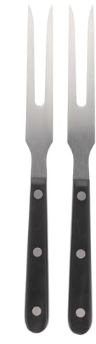 Milisten 2pièces Fourchettes à Barbecue Pour Grillades Extérieur Outils Pour Brochettes Acier Inoxydable Résistant Rouille