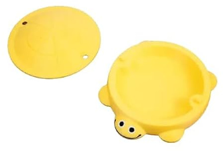 Mini Turtle Sandbox Desk Toy with Mini Tools, Cute Zen Garden Kit,Stress Relief Novelty Gift, Decor Desktop Accessories for Home (Dandelion Yellow)