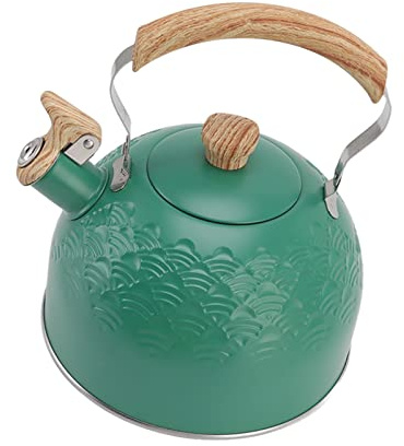 ACOGEDO Bollitore con FischioTeieraBollitoreTeiera da Piano CotturaBollitore da tè con Fischio Bollitore con Fischio Teiera da Piano Cottura in Acciaio Inossidabile da 2,5 Litri con Whist L Teiera da