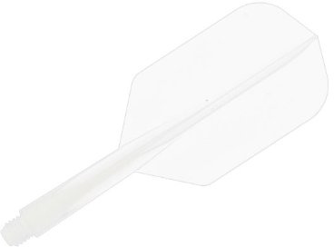 Darts Corner Condor Integrato Flight & Stem - Zero Stress - Slim - Short Clear - 1 Set (3)