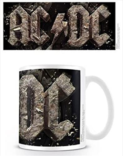 Pyramid International AC/DC Kaffeetassen, Keramik, Mehrfarbig, 7.9 x 11 x 9.3 cm