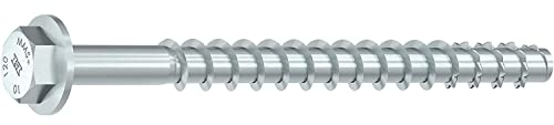 HECO Multi-Monti plus Schraubanker 12x60 mm mit Sechskantkopf und Scheibe verzinkt/ 1 Packung = 50 Stück