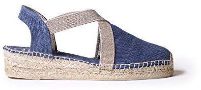 Toni Pons Damen-Espadrille aus Baumwollstoff - Verdi-V - Marine, 41 EU