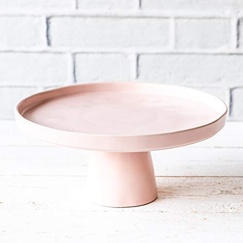 Home of Cake Tortenplatte mit Fuß Puro Medium Rosa Matt Ø 27 cm