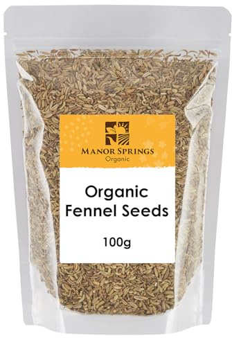 Organic Fennel Seeds 100g by Manor Springs Organic