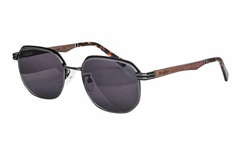 SHINU Herren Sonnenbrille Polarisierte Brille Herren Sportbrille Herren Fahrradbrille Kurzsichtigkeitsbrille oder Lesebrille W905(C31,-1.75)