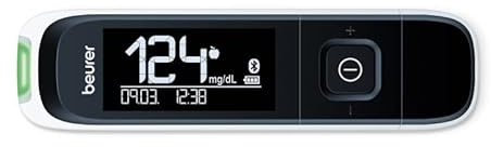 Beurer Medical GL 60 mg/dl - Blutzuckermessgerät mit Plug-in-USB, Stechhilfe, 10 Teststreifen, sterile 10 Lanzetten inklusive praktisches Etui